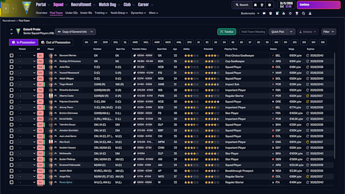 create a custom football manager scouting and squad planner in excel
