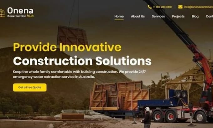 design squarespace stonework brick paver contractor website masonry website