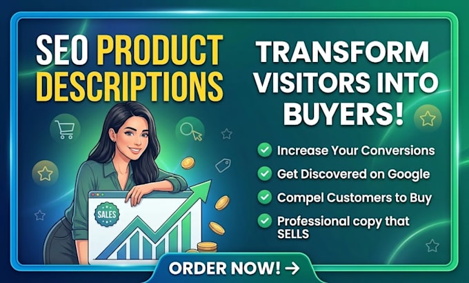 write SEO product descriptions