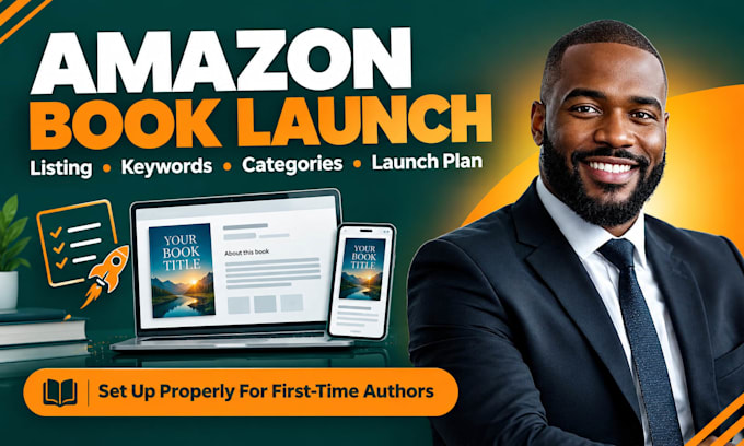 do amazon book launch, listing optimization, KDP keywords and book description
