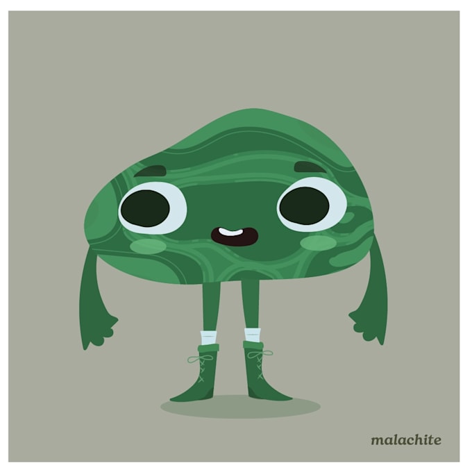 design a stylized flat colour character for you