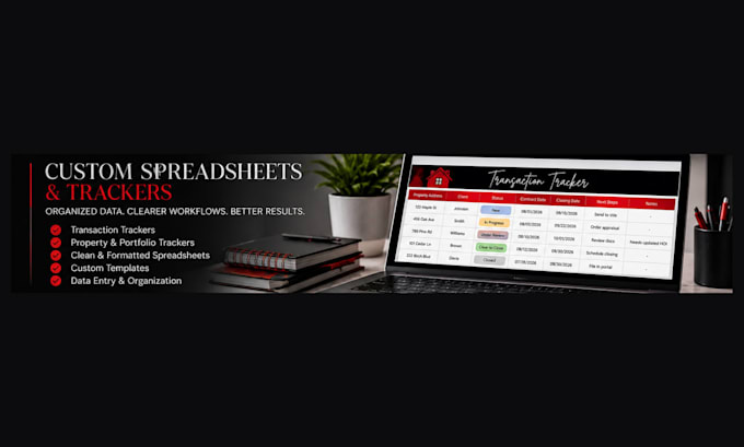 organize real estate spreadsheets and documents