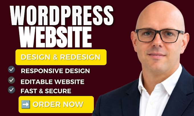 design wordpress website, website development, wordpress redesign, business web
