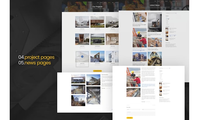 build contractor website roofing, construction, plumbing, hvac website