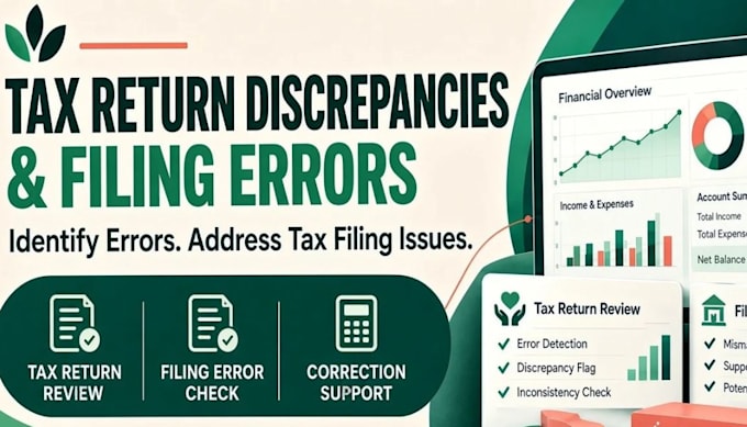 help resolve tax return discrepancies and filing errors