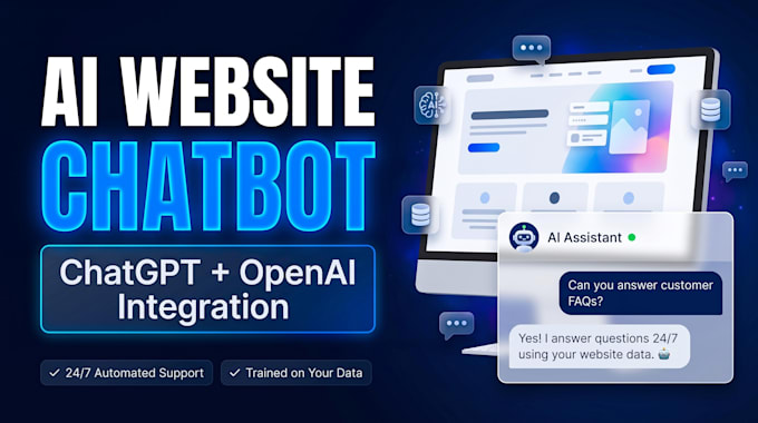 build ai chatbot website chatbot chatgpt openai API integration ai automation