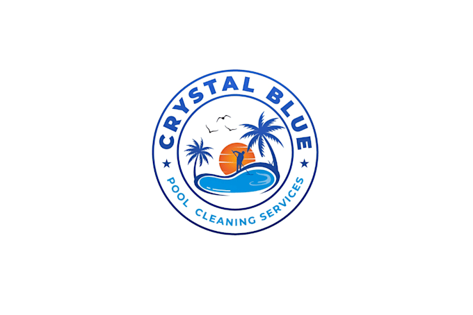 design a luxury sea beach and sunset logo