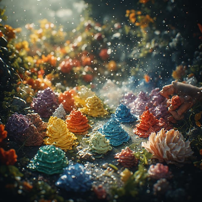 make an artistic water color art