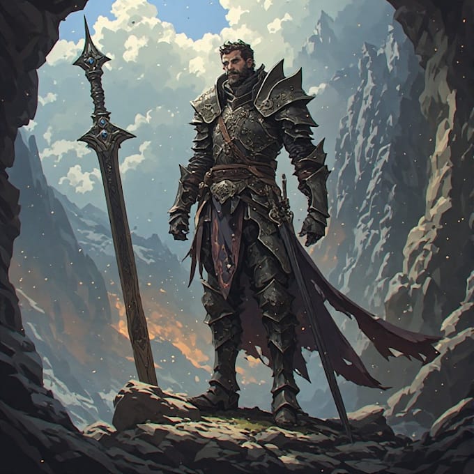 design original dnd characters and fantasy heroes