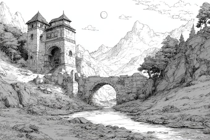 design environment concept art landscape design
