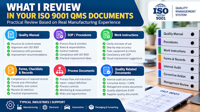 review and improve your iso 9001 qms documents