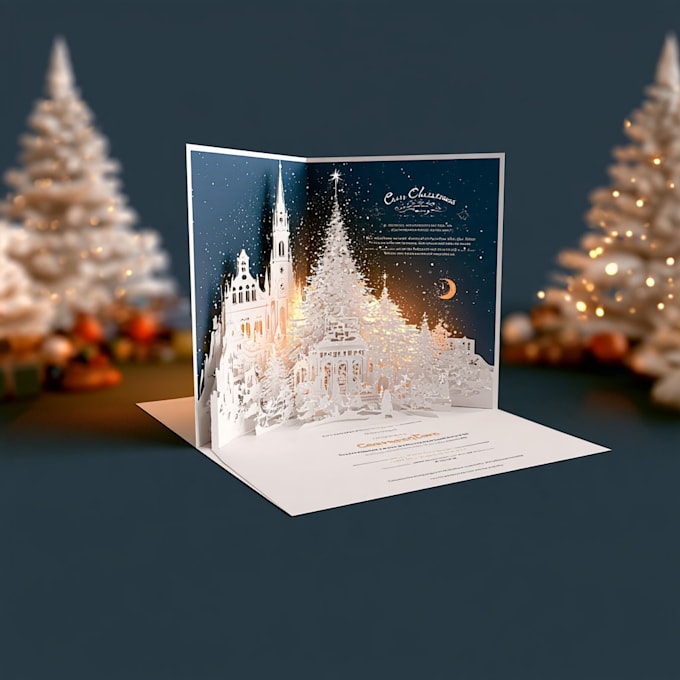 create a custom christmas card