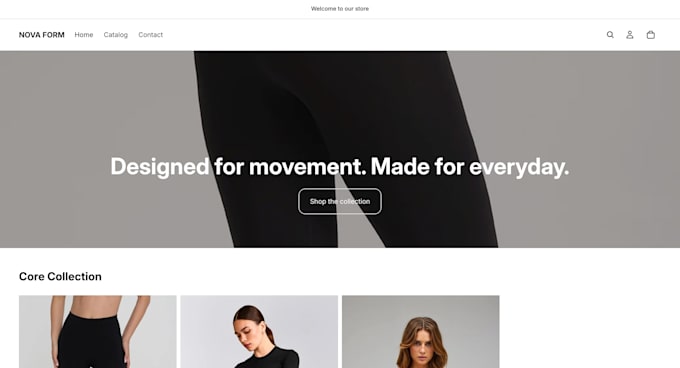 build a fitness shopify store and write seo product descriptions