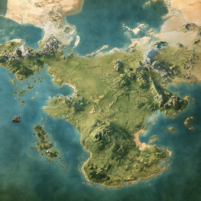 create fantasy game map, rpg, dnd