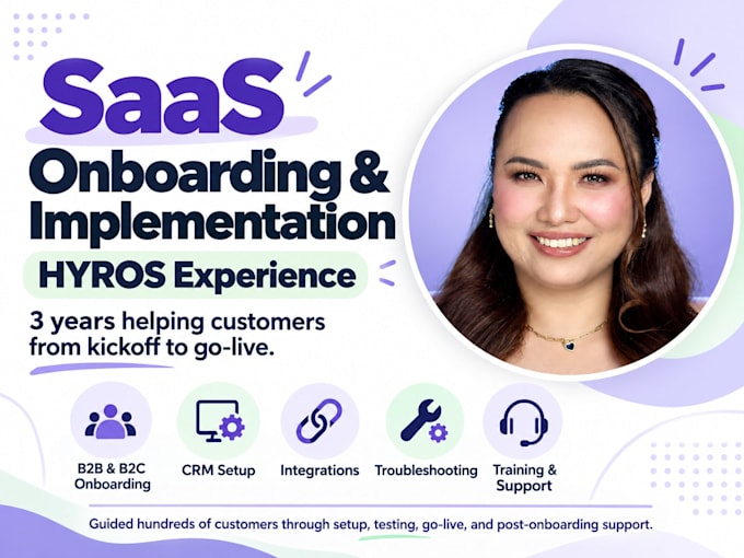 handle saas customer onboarding and CRM implementation