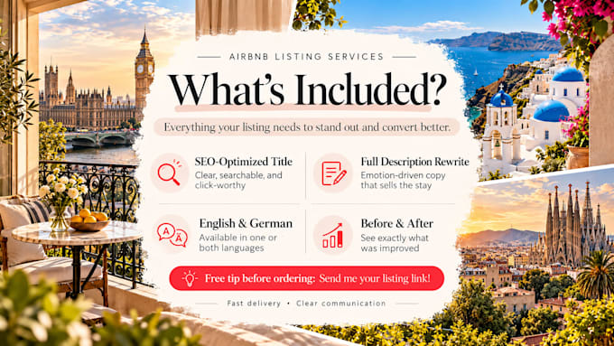 write optimized airbnb listing descriptions that get more bookings