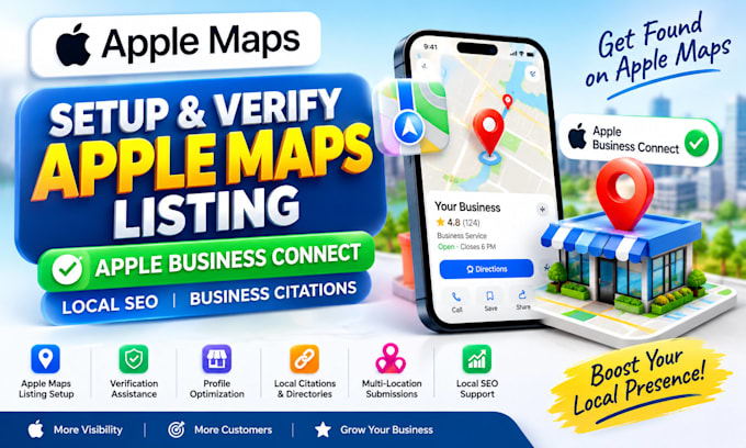 setup verify apple maps listing apple business profile connect local citation