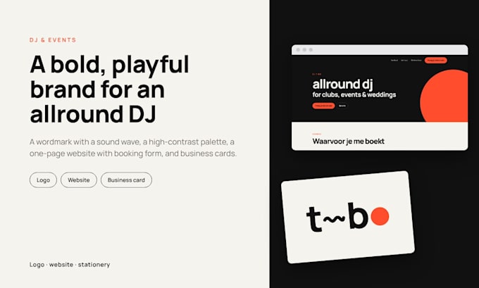 design your logo and brand identity with a full branding kit