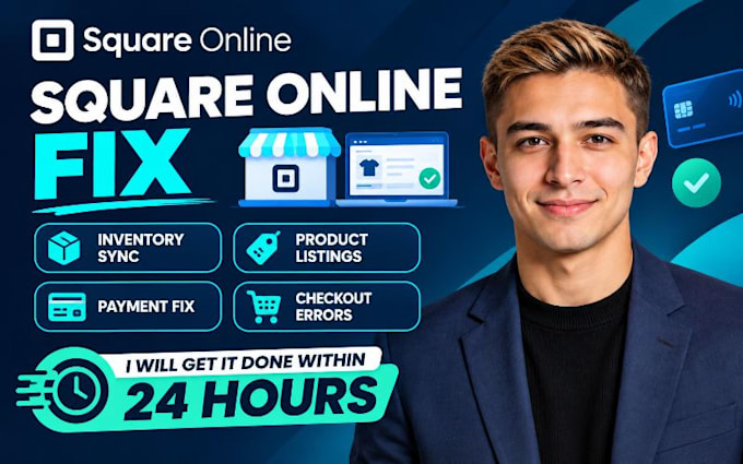 fix square online inventory product listings square payment and checkout errors
