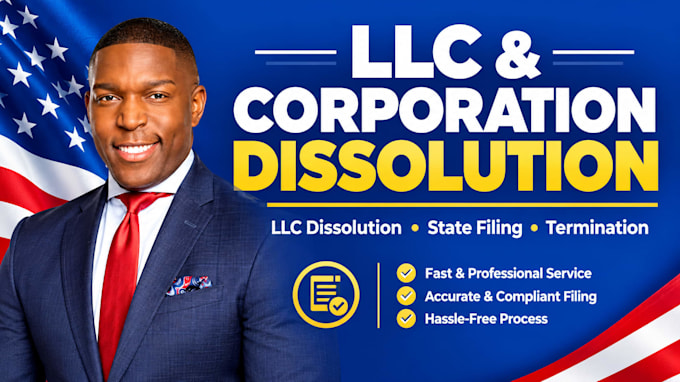 close, terminate, and file dissolution for your USA corporation or llc