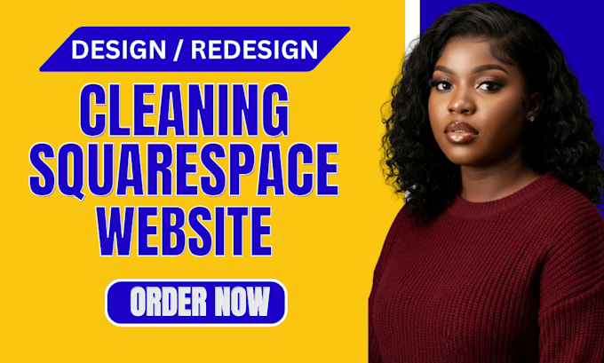 build a modern squarespace cleaning service website