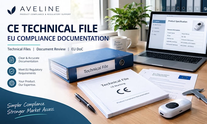 prepare your ce marking technical file and eu product compliance documentation