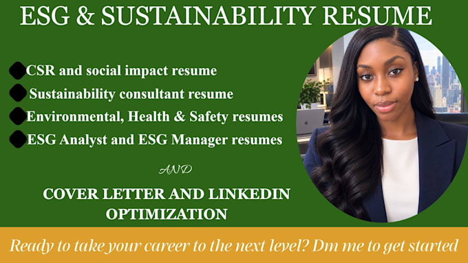 optimize your hse, esg safety and industrial hygiene resume
