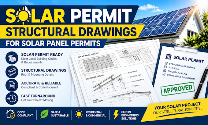 provide structural engineering letter and engineer report for solar permits plan