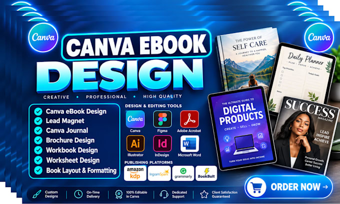 open canva ebook design , workbook , canva coaching ebook