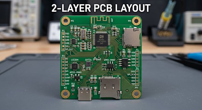 design custom nordic nrf52 ble and mesh sensor boards