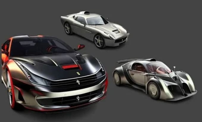 create photorealistic car models and high quality automotive cgi rendering