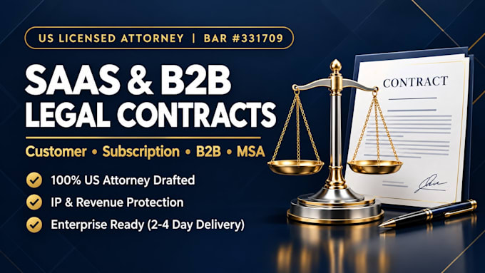 draft a saas master services agreement and sow for enterprise deals
