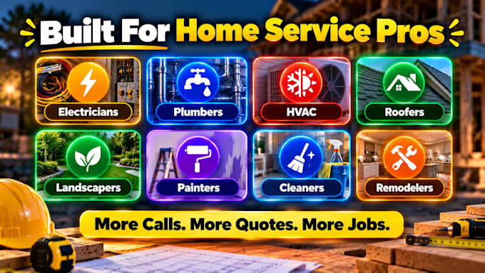 build a contractor or home service website that gets quote