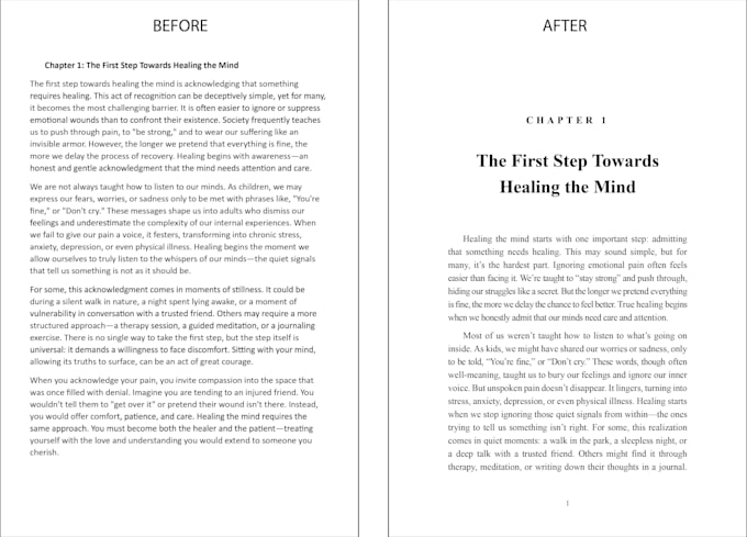 do paperback formatting book layout design KDP book formatting