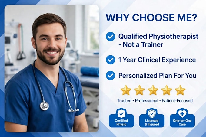 create a custom physiotherapy home exercise rehabilitation