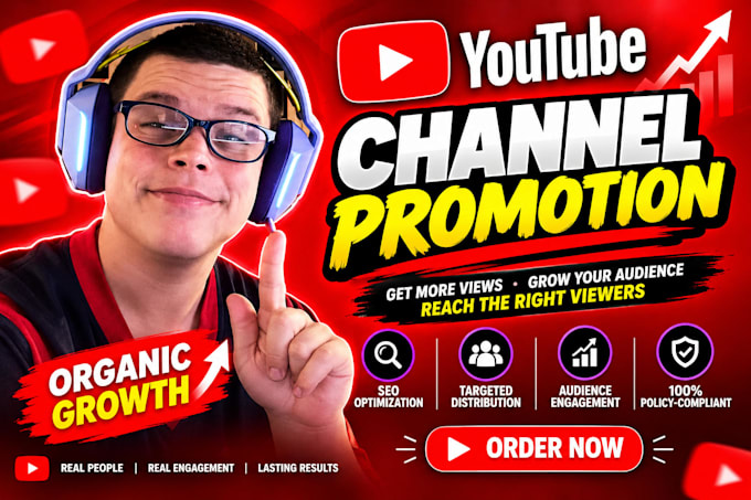 do youtube promotion, channel growth specialist