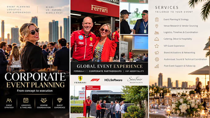 plan and coordinate your corporate event logistics