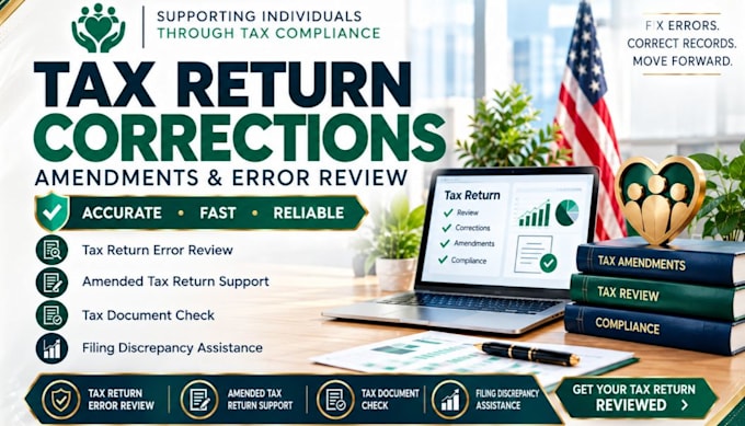 help correct tax return errors and prepare amended tax returns