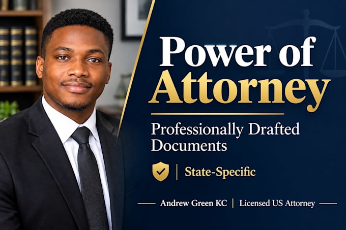 professionally draft your state specific general power of attorney document