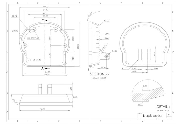 do technical drawing, autocad 2d drawing, mechanical drawing engineering drawing