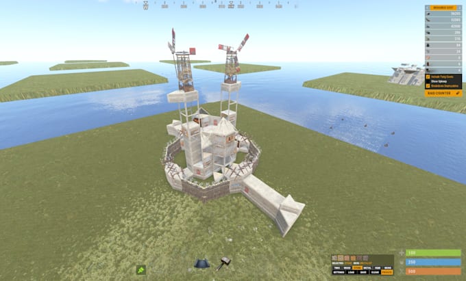 build your rust base and teach you the building techniques