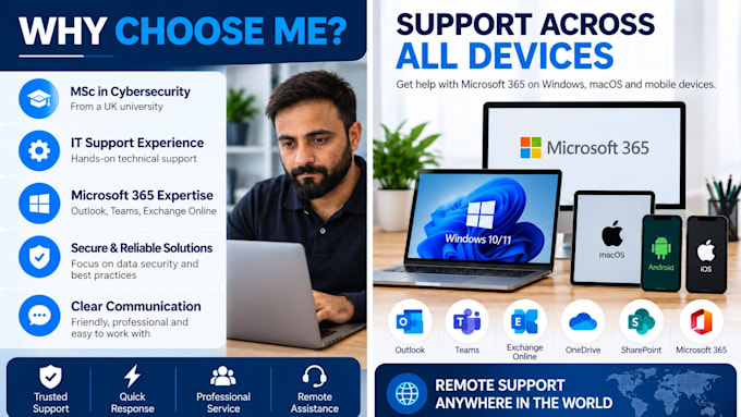 fix microsoft 365 outlook teams and email issues