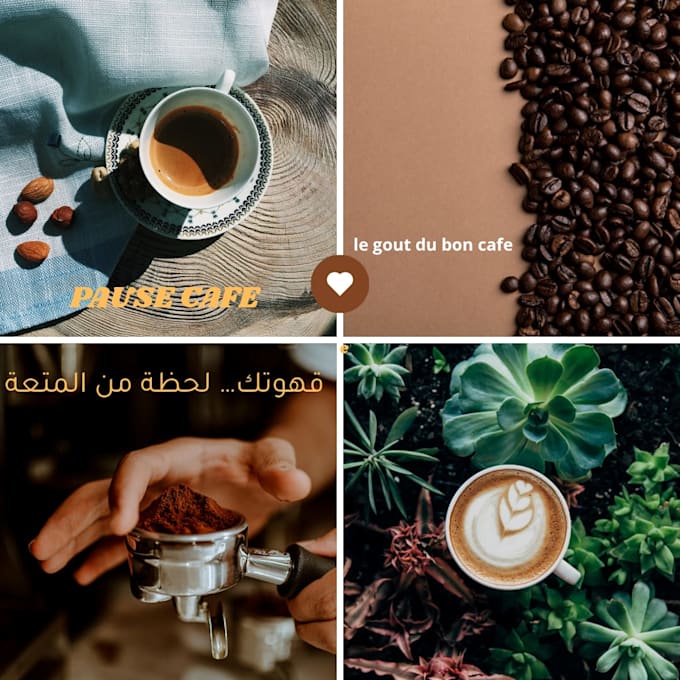design modern restaurant social media posts