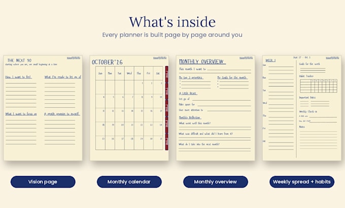 design a digital planner for goodnotes and notability
