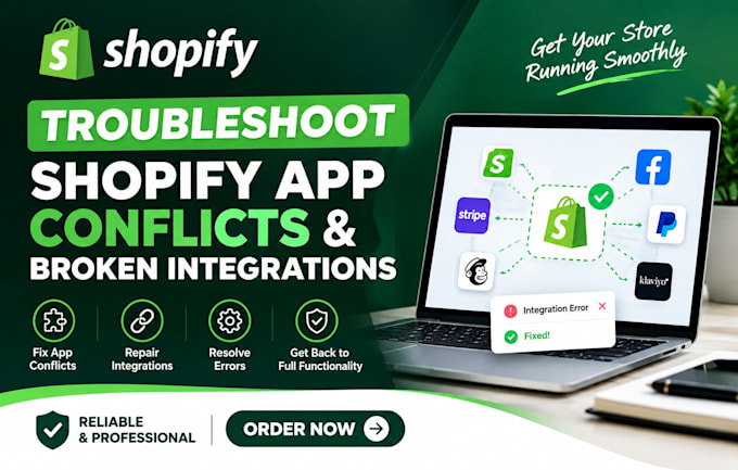 troubleshoot shopify app conflicts and broken integrations