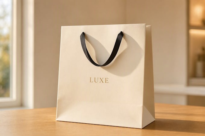 design elegant branded shopping bags
