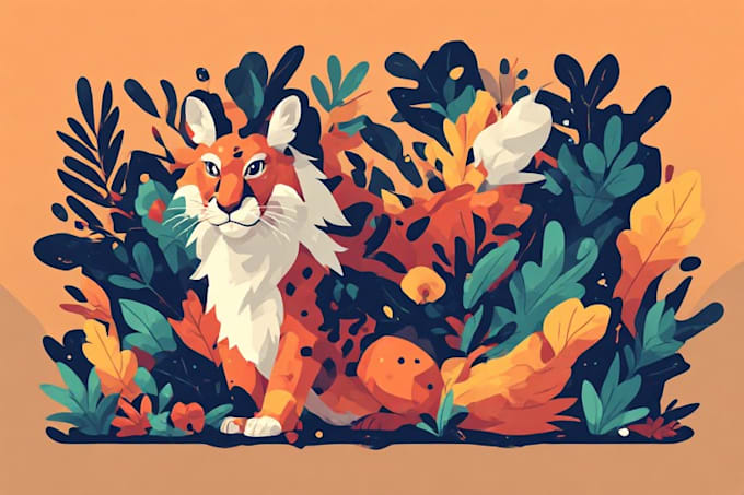 design creative animal vector art for brands and projects
