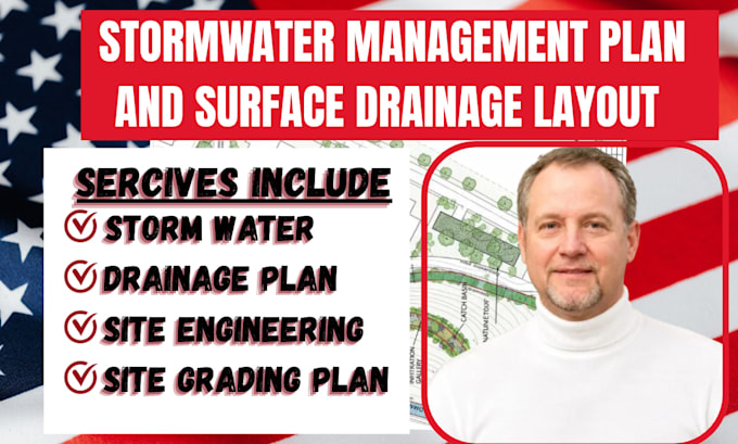 design  a grading plan, drainages plan and civi site plan