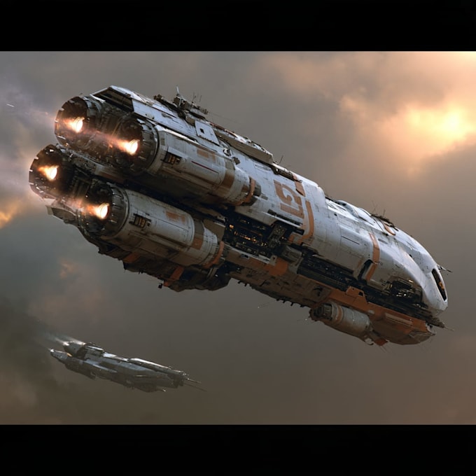 create star wars and sci fi illustration