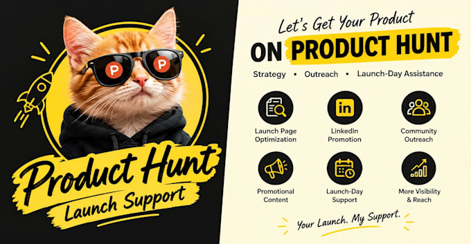be your product hunt launch assistant for a full day